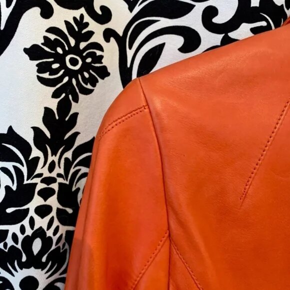 Danier moto peplum leather jacket - Picture 8 of 15